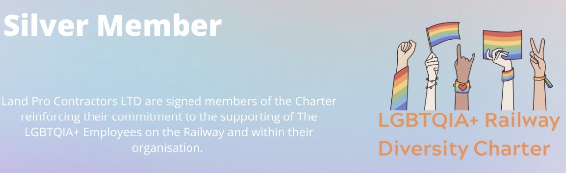 LGBTQIA plus Railway Diversity Charter Silver Member